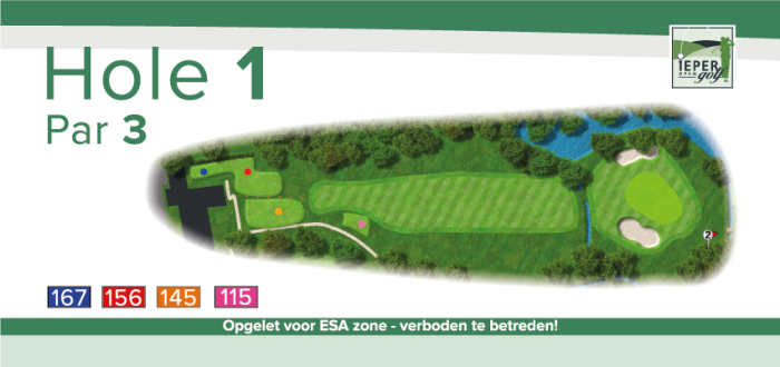 IEPER GOLF Hole 1